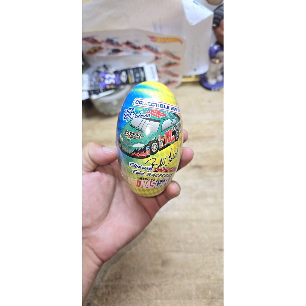Bobby Labonte #18 Interstate Batteries NASCAR Collectible Easter Egg Tin 2002
